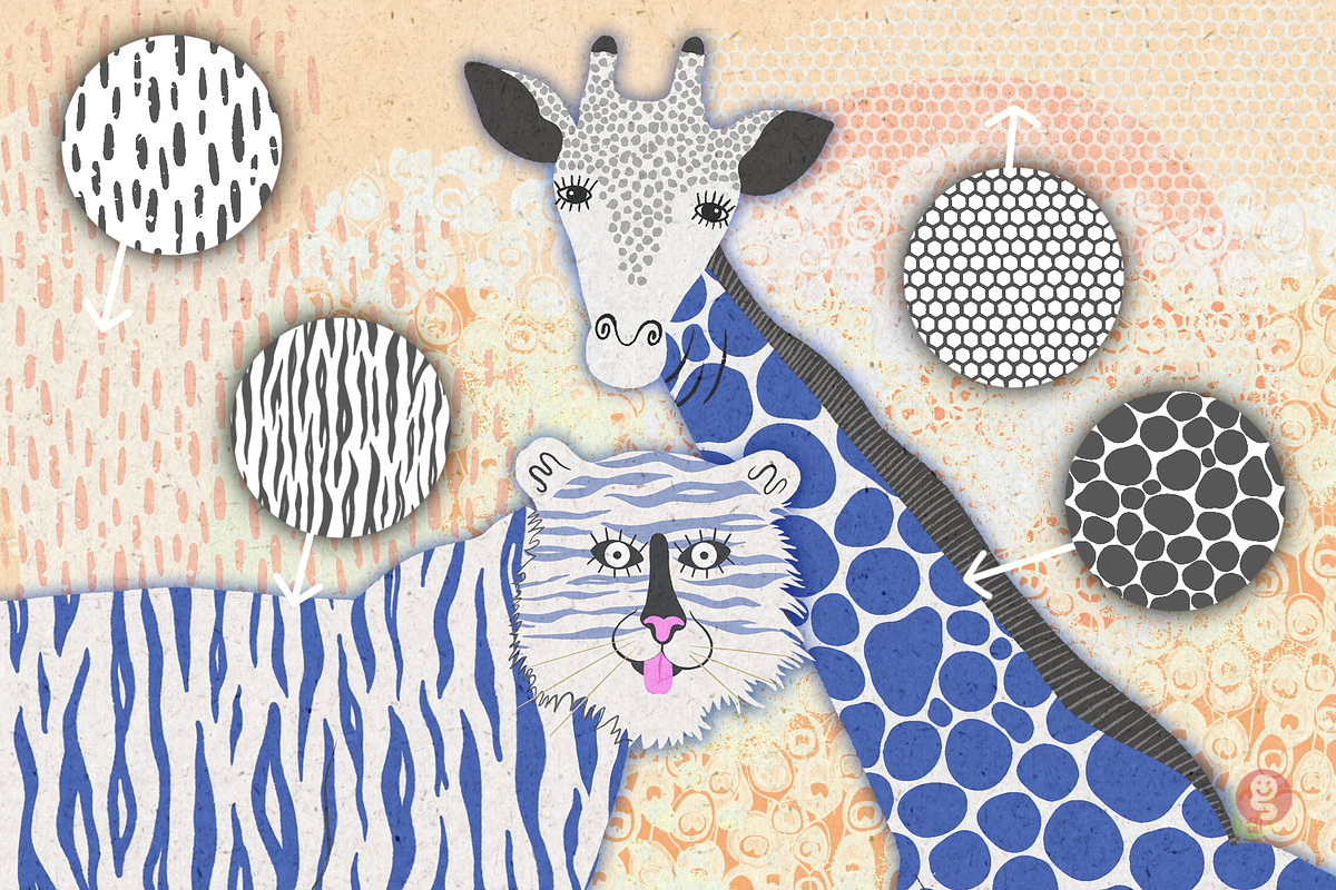 Animal Print Pattern brushes, a Brush Add-On by cugypress (Photo 7 of 7)