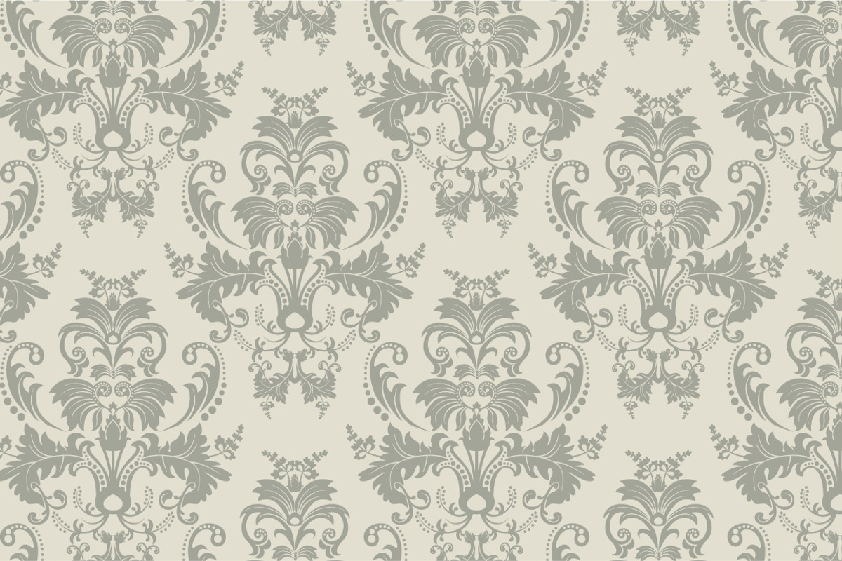 Seamless Damask pattern preview 3