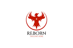 Rising Rebirth Reborn Phoenix Bird, a Branding & Logo Template by Signatoro