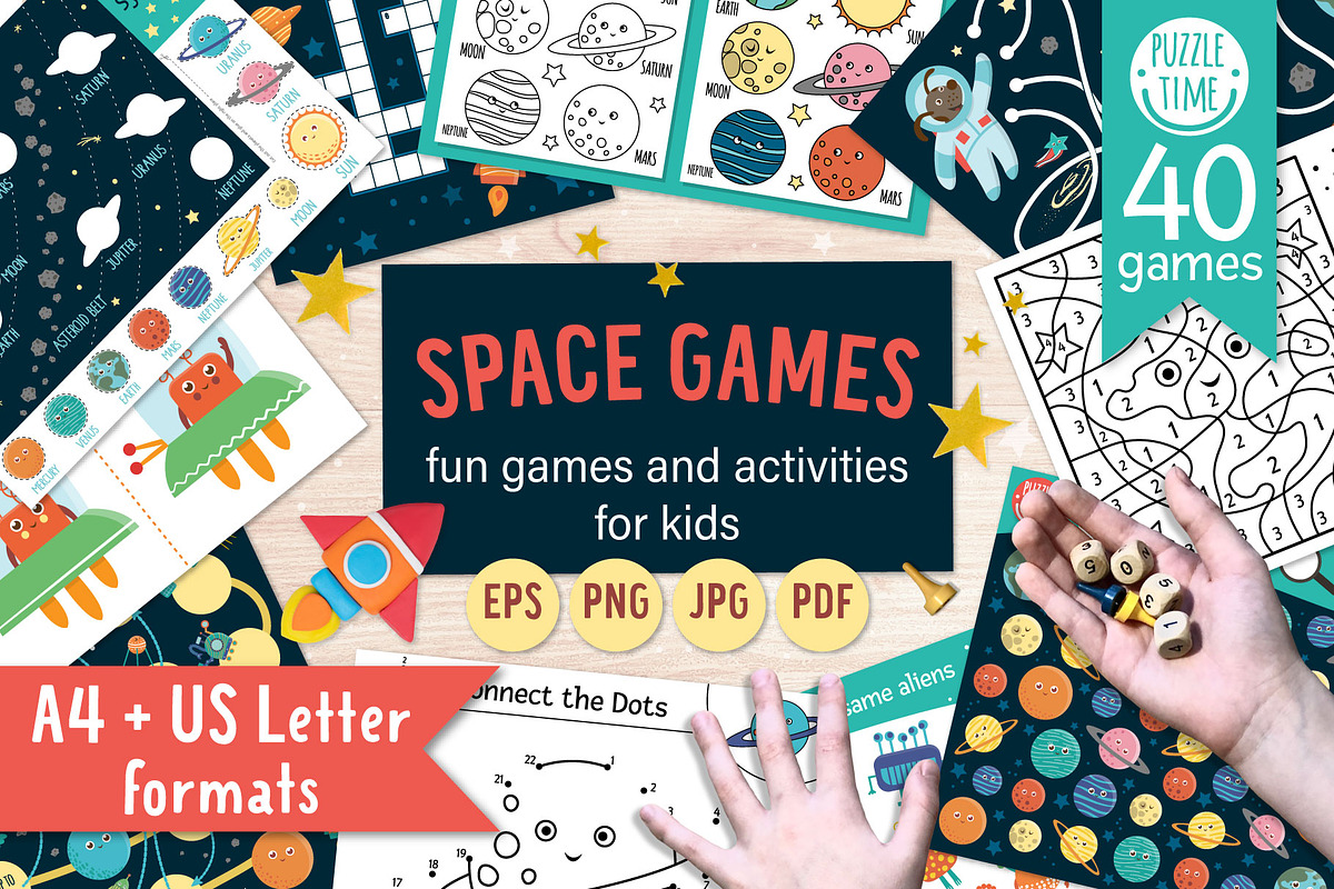 Space Games, an Education Illustration by Lexi Claus (Photo 1 of 13)