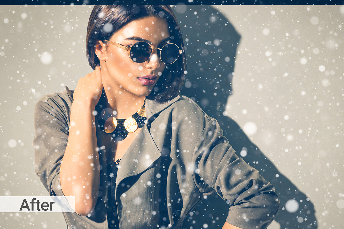 Winter Snowfall Photo Effect, a Layer Style Add-On by graphypix (Photo 3 of 13)