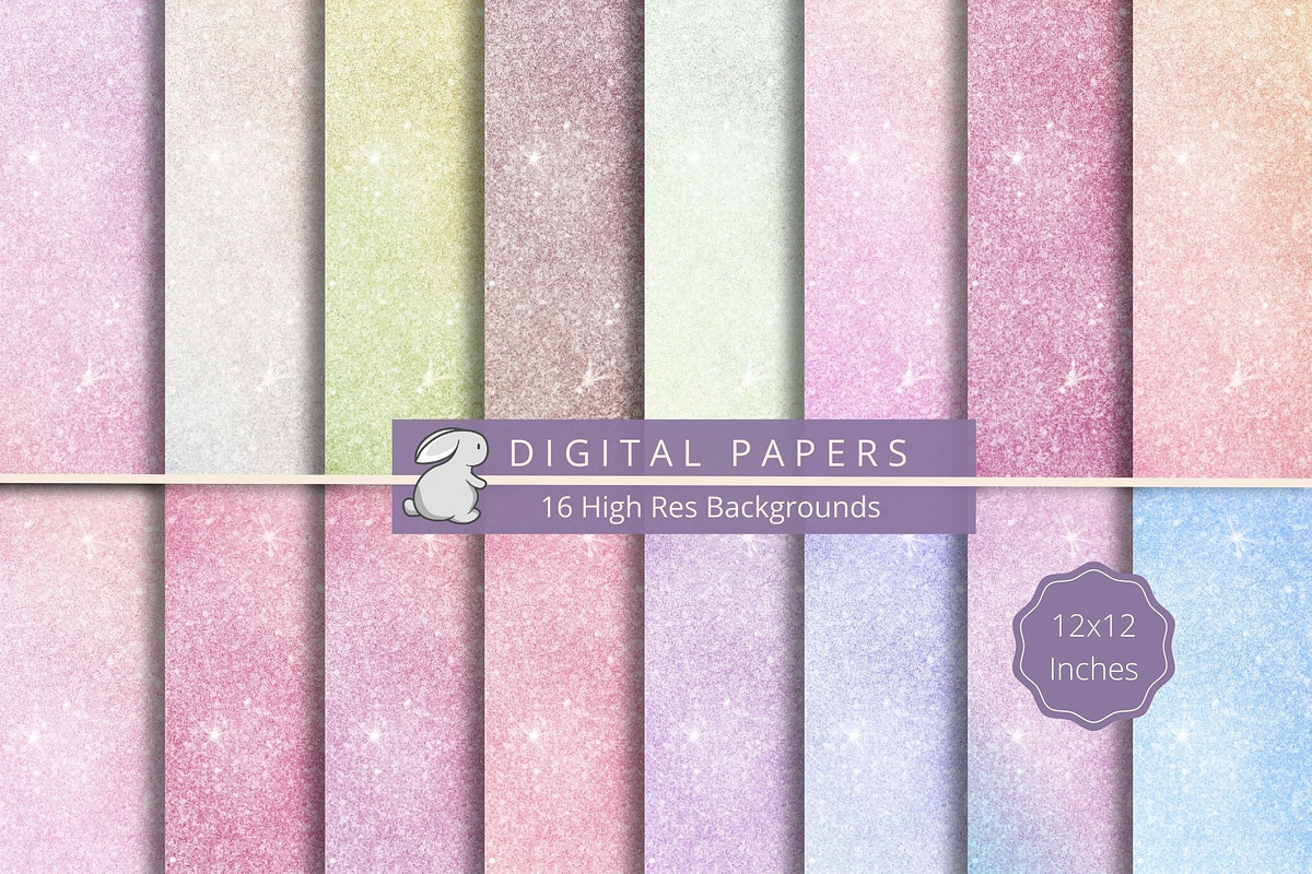Glitter Backgrounds, an Illustration by Kandace Lalo Designs (Photo 1 of 3)