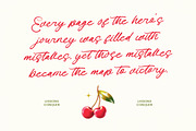 Juicy Cheri Aesthetic Handwritten, a Script Font by Letterena Studios Script (Thumbnail 8 of 15)
