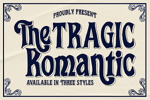 The Tragic Romantic, a Handwritten Font by Youngtype.Std