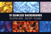 10 Seamless 5K Ultra-Wide Textures, a Texture Graphic by BazziBa♥ (Thumbnail 1 of 6)