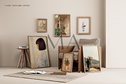 Vintage Frame Mockup Bundle Set of 9, a Household Mockup by Mockup Art Atelier (Thumbnail 15 of 18)