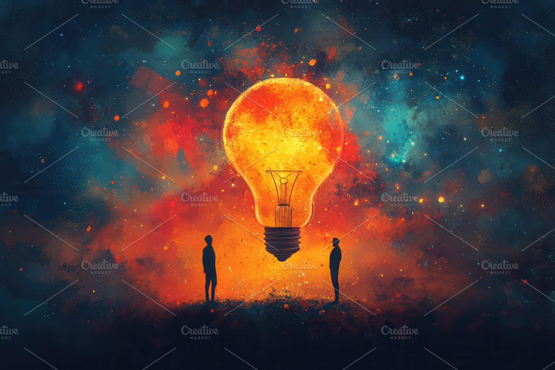 Creative individuals engaged in brai, a Photo by Tanuart