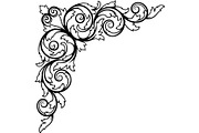Vintage Floral Corner Bundle, a Graphic by Designer_Momina (Thumbnail 7 of 18)