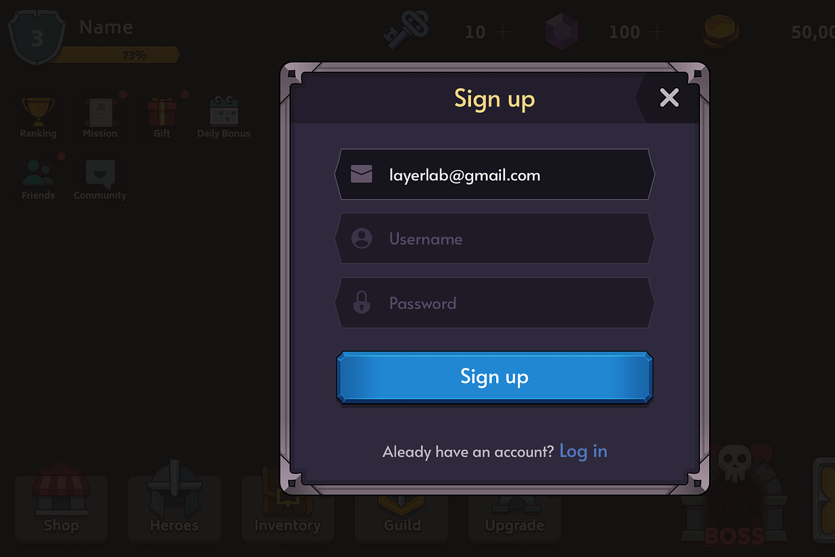 GUI Pro - Fantasy RPG, an UI Kit Template by LAYERLAB (Photo 22 of 59)
