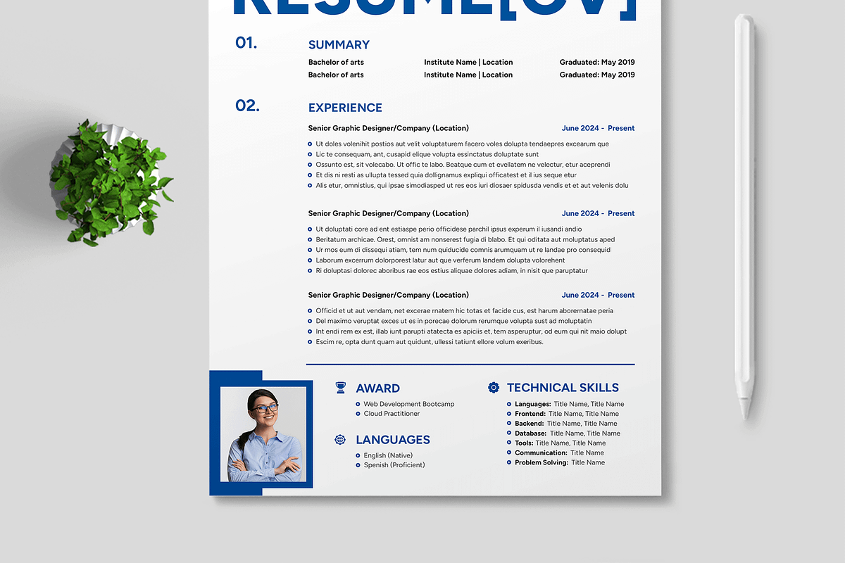 Software Engineer Resume Design, a Resume Template by MightyDesign (Photo 3 of 6)