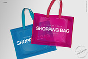 Nylon Net Mesh Shopping Tote Mockup, a Packaging Mockup by INCDesign (Thumbnail 18 of 22)