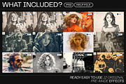 12 Photo Effect Templates, a Layer Style Add-On by iDoodle Studio (Thumbnail 2 of 6)
