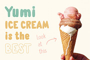The Ice Cream Font, a Sans Serif Font by Vitek Graphic (Thumbnail 2 of 6)