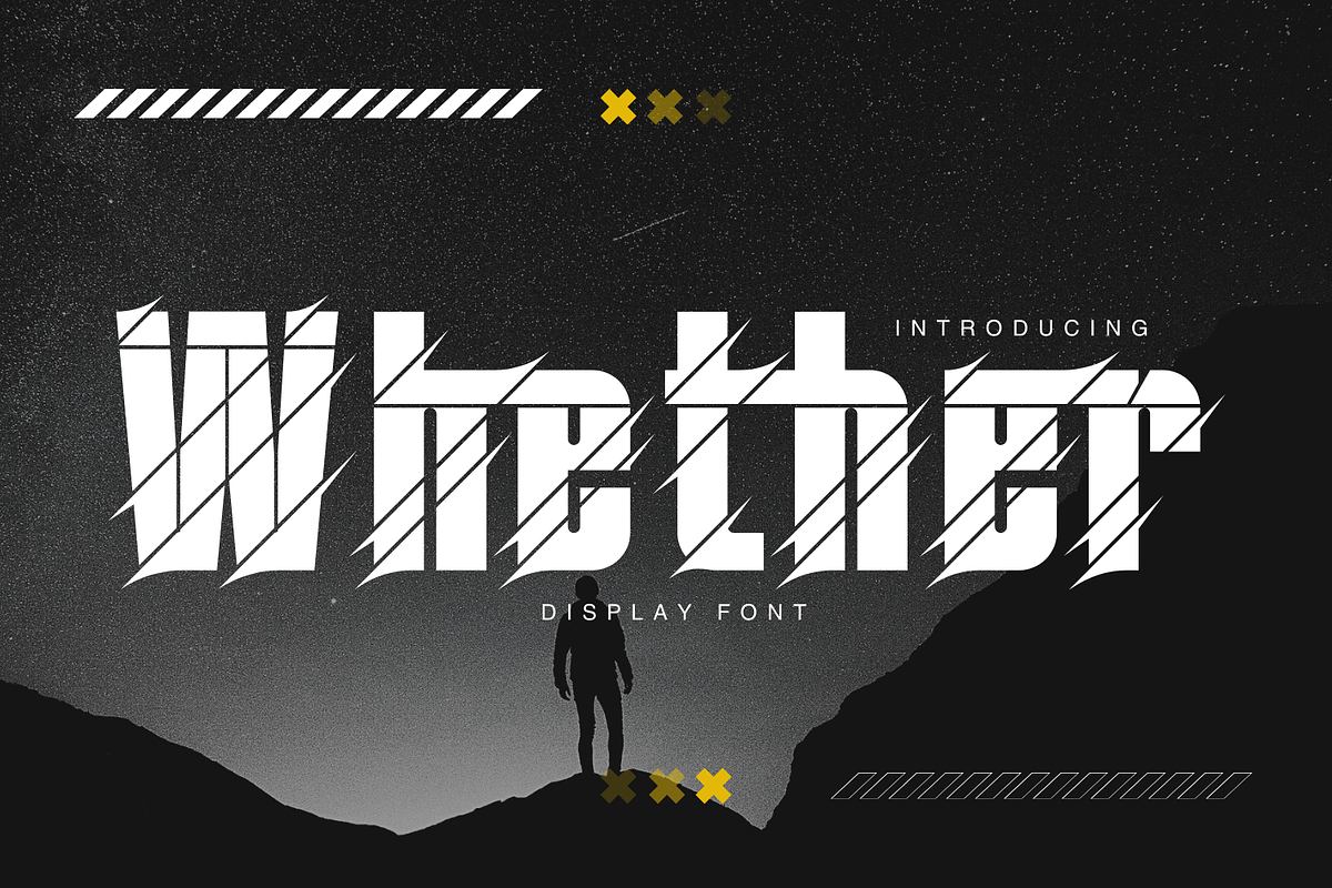 Whether Slashed Font, a Sans Serif Font by 177Studio (Photo 1 of 8)