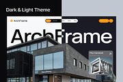 ArchFrame Architecture Website UIKIT, an UI Kit Template by Creative Perspective (Thumbnail 7 of 7)