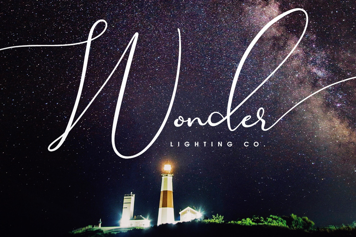 Theodoria Script Font, a Script Font by Creativeqube Design (Photo 9 of 16)