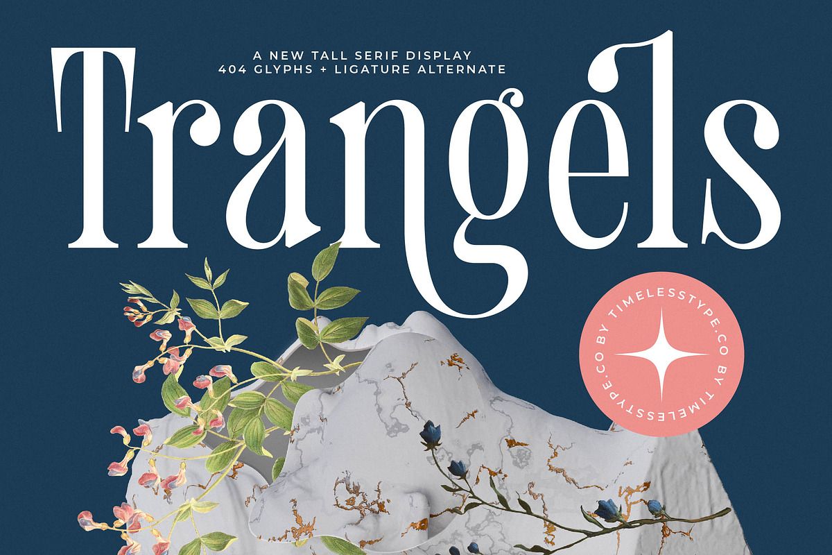 Trangels New Tall Serif Display, a Serif Font by timelesstype.co (Photo 1 of 20)