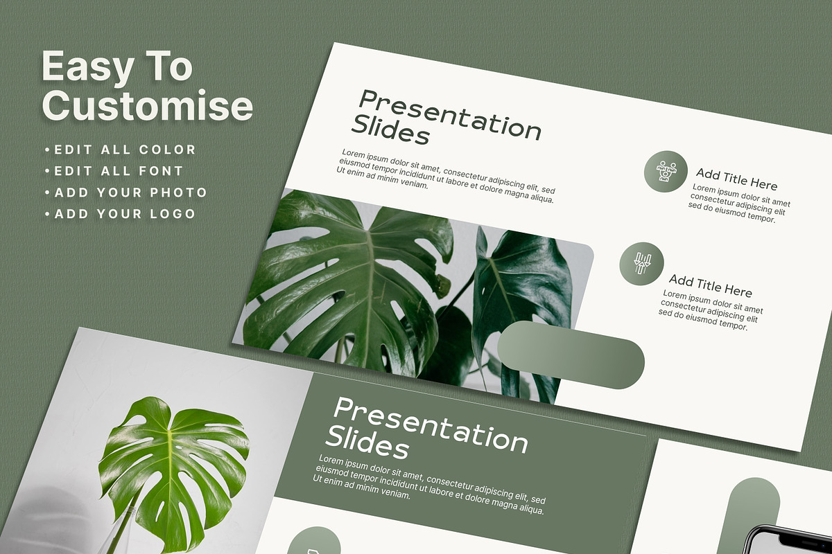 Plant Business PowerPoint Template, a Presentation Template by SKY CREATION (Photo 2 of 6)
