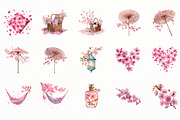 Summer Cherry Blossom Clipart, an Illustration by Designworld (Thumbnail 6 of 6)