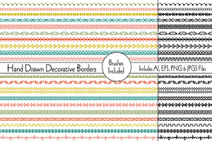 Hand Drawn Decorative Borders