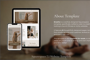 Squarespace Yoga Studio Template