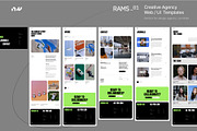 RAMS - Creative Agency Web UI Kit, an UI Kit Template by neuwebz (Thumbnail 5 of 6)