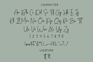 Autumn Fairy Signature Monoline Font