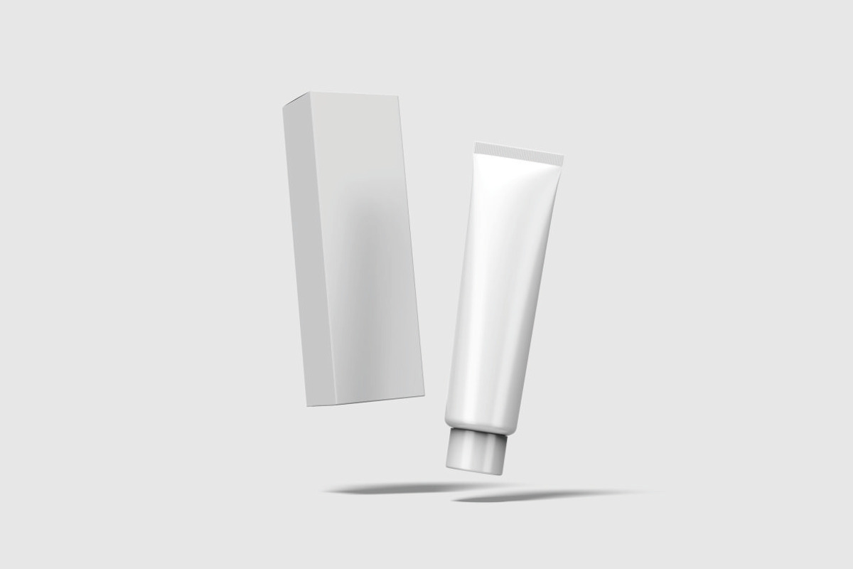 Cosmetic tube-mockup, a Packaging Mockup by Kenrichi (Photo 2 of 2)