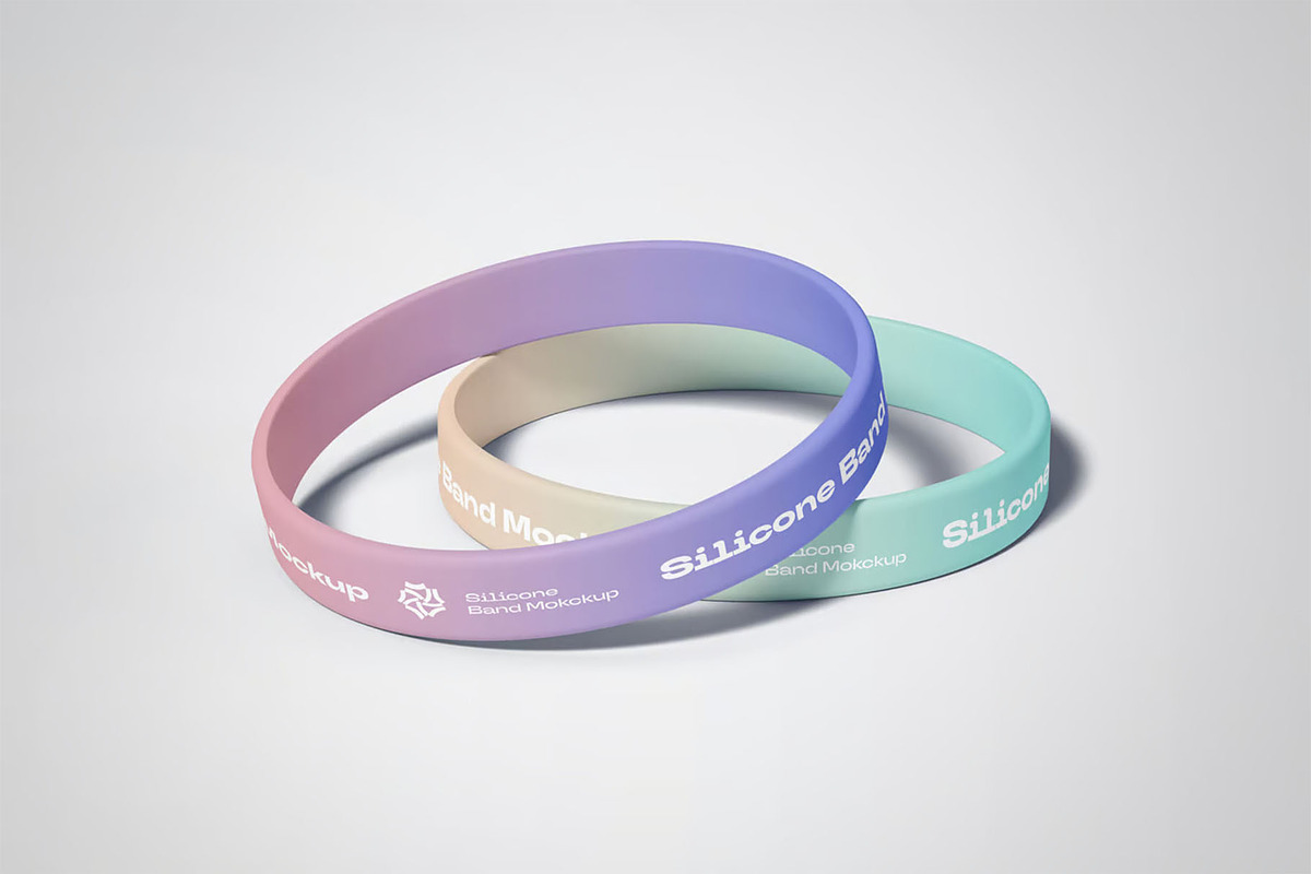 Silicone Band Mockup, an Advertising Mockup by Se٧enStudio (Photo 6 of 13)