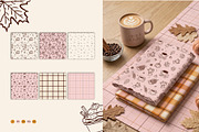 Retro Autumn Coffee Clipart Vector, a Seasonal Illustration by SunnJaneArt (Thumbnail 12 of 19)