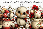 Whimsical Polka Dots Easter Clipart, an Illustration by Craft Nest (Thumbnail 1 of 11)