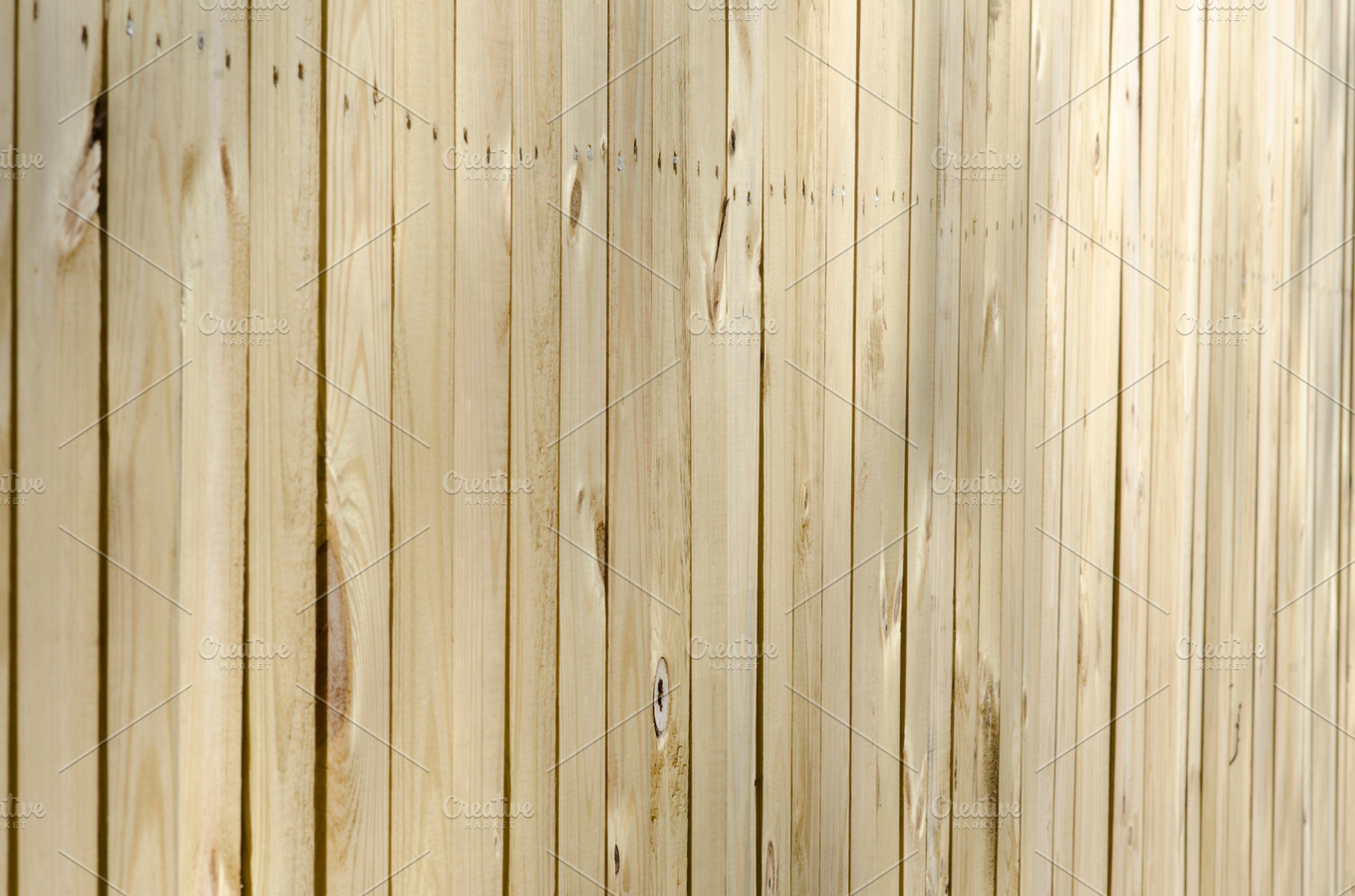 Unfinished Wood Fence 001