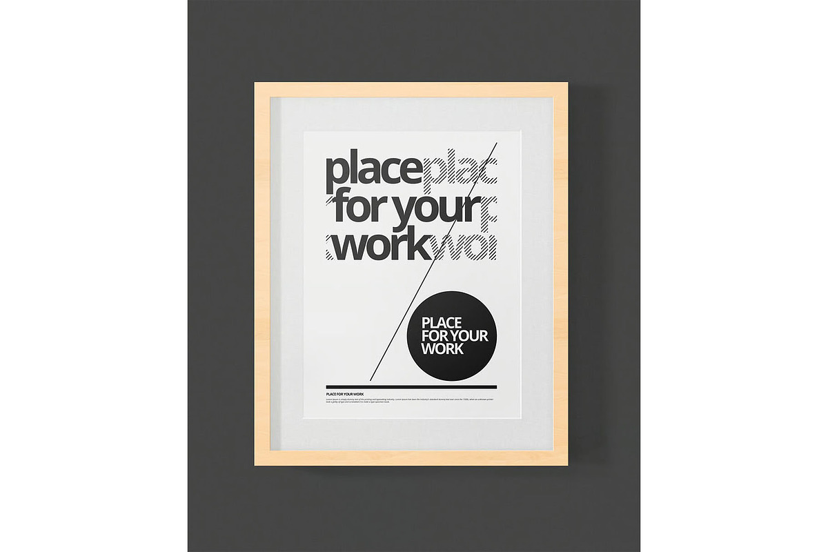 Frame For Your Work, an Advertising Mockup by zippypixelstudio (Photo 4 of 16)