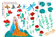 Lady Firefly Folktale, an Illustration by Arie Clares (Thumbnail 6 of 7)