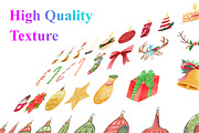 Watercolor Christmas Elements, an Animal Illustration by Digital Studio (Thumbnail 4 of 7)
