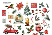 Christmas Holiday Vintage Collection, a Seasonal Illustration by Jenny Quince (Thumbnail 5 of 12)