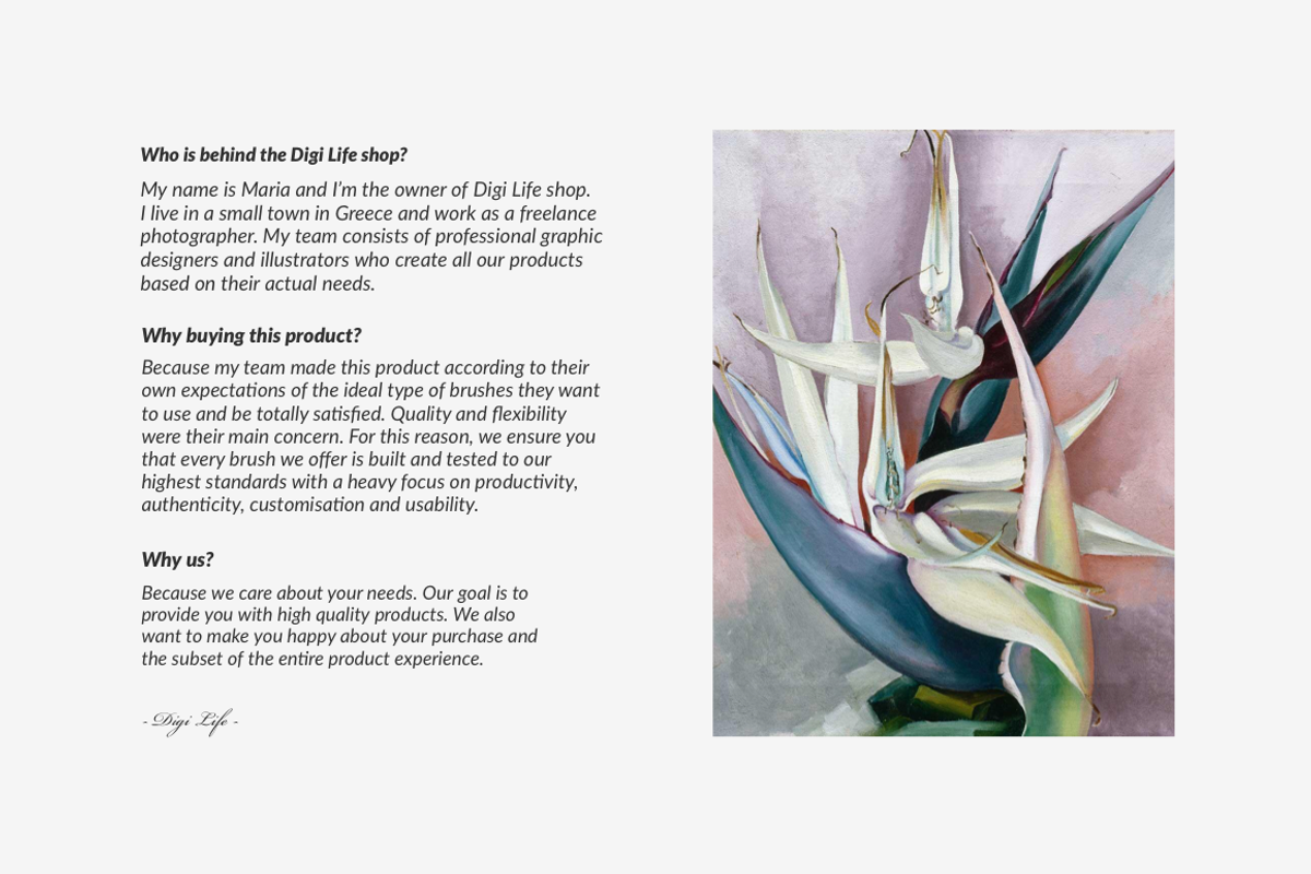 Georgia O' Keeffe Procreate Brushes, a Brush Add-On by Digi Life (Photo 17 of 20)