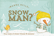 Build your own Snowman and more!, an Illustration by Lisa Glanz (Thumbnail 1 of 9)