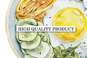 Japanese Watercolor Sketches, a Food Illustration by Budogoshch (Thumbnail 7 of 7)