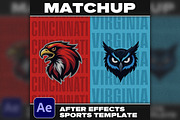 Sports Motion Design Match Template, a Social Media Template by Brandon Spahn Art (Thumbnail 1 of 3)