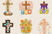 Easter Christian Crosses Sublimation, an Illustration by SVGArt (Thumbnail 2 of 8)
