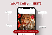 Valentine's Day Skincare Instagram, a Social Media Template by DesignsbyMariaStudio (Thumbnail 6 of 10)