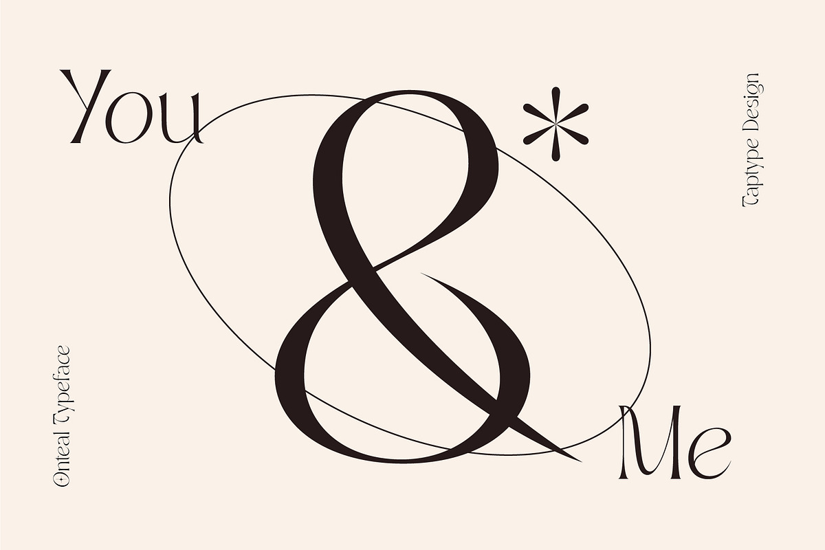 Onteal - Serif Display Ligature Font, a Serif Font by Vesvocrea (Photo 7 of 9)