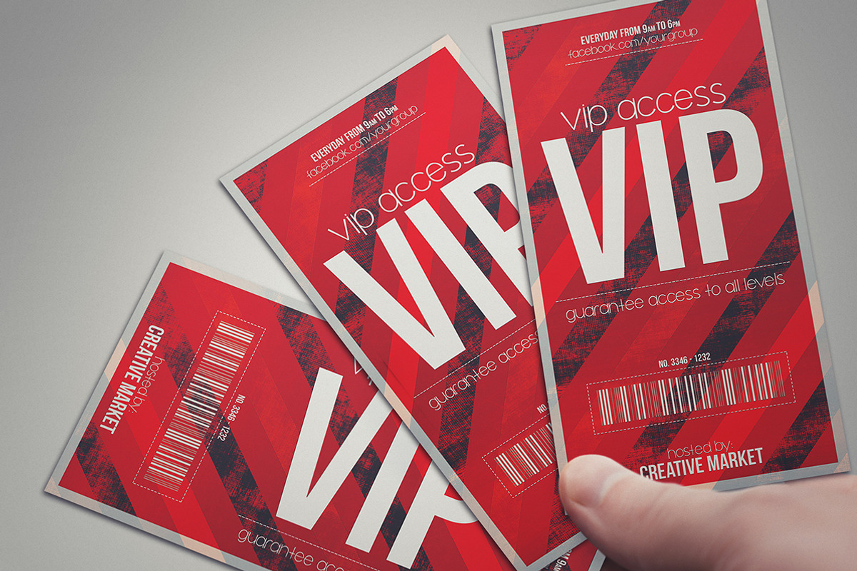 DEVIL RED - VIP PASS, a Card Template by Tzochko (Photo 6 of 7)