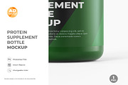 Supplement Jar Bottle Mockup (1PSD), a Packaging Mockup by Adstart (Thumbnail 5 of 5)