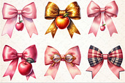 Teacher Coquette Bow Clipart, an Illustration by Rose Art (Thumbnail 3 of 8)