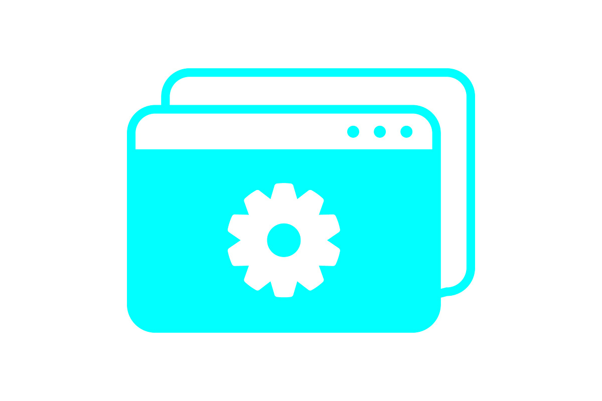 Browser icon design template, a Solid Icon by Sumberpangan (Photo 2 of 3)