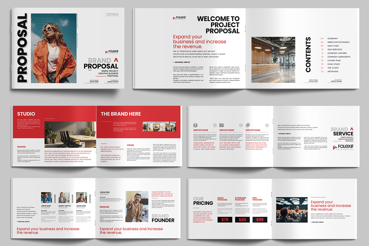 Business Proposal Template, a Brochure Template by MightyDesign (Photo 1 of 9)