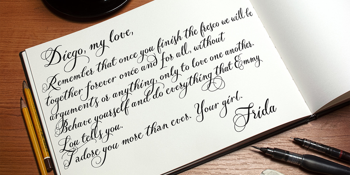 Giulietta, a Script Font by GRIN3 (Nowak) (Photo 6 of 6)