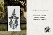 Gothic Halloween Hand Drawn Vectors, a Seasonal Illustration by Yevheniia (Thumbnail 3 of 14)